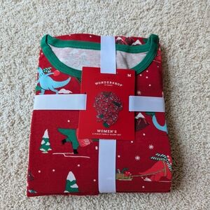 Wondershop Women's Red Dino Pajamas